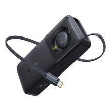 External battery Baseus "Free2Pull" black 10000mAh 30W (PD) + integrated "Type-C" cable External battery Baseus "Free2Pull" black 10000mAh 30W (PD) + integrated "Type-C" cable