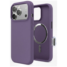 Case "TM MagSafe Silicone" for iPhone 17 Pro / Fog Purple /
