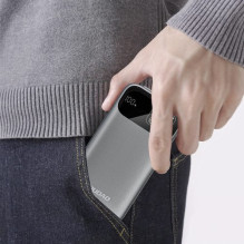 Išorinė baterija Dudao "K31" pilkas 10000mAh 22.5W (PD) + integruotas laidas Išorinė baterija Dudao "K31" pilkas 10000mAh 22.5W (PD) + integruotas laidas