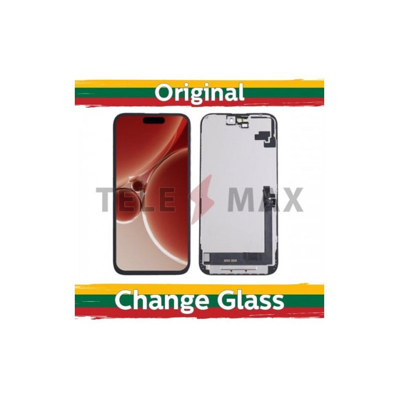 Screen for iPhone 16 Plus black (Updated: Telemax)