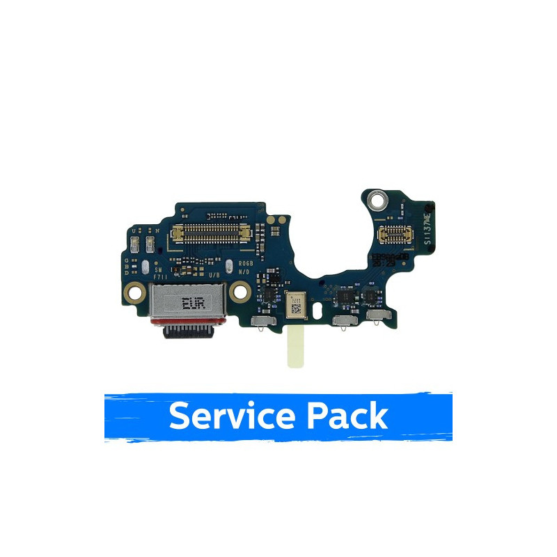 Krovimo lizdas skirtas Samsung F711 Z Flip3 su lanksčiąja jungtimi / plata (Service Pack)