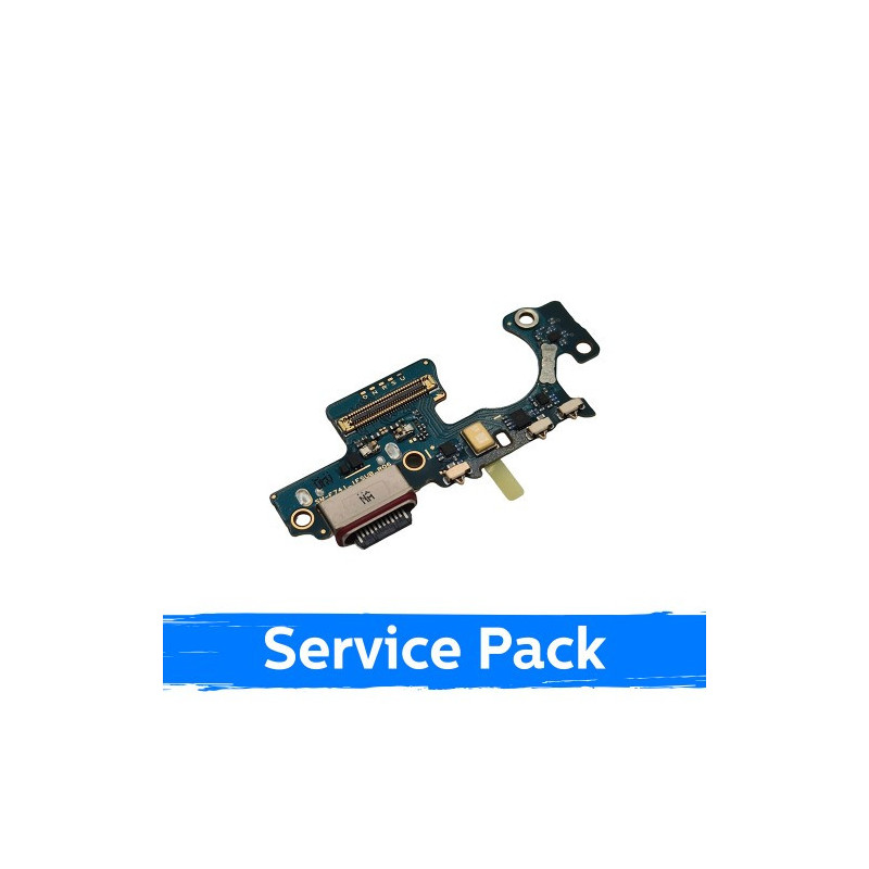 Krovimo lizdas skirtas Samsung F741 Z Flip6 su lanksčiąja jungtimi / plata (Service Pack)