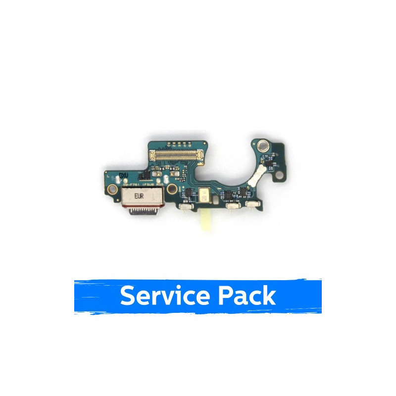 Krovimo lizdas skirtas Samsung F761 Flip7 FE su lanksčiąja jungtimi / plata (Service Pack)