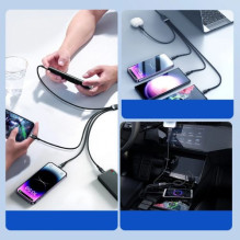 USB Kabelis Joyroom "4in1 / S-A18" juodas 120cm