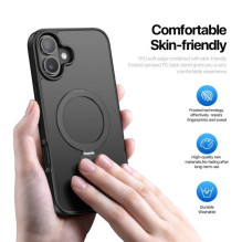 Dėklas Dux Ducis "Yind 360 Ring Stand" skirtas Apple iPhone 16 Pro Max juodas Dėklas Dux Ducis "Yind 360 Ring Stand" skirtas Apple iPhone 16 Pro Max juodas