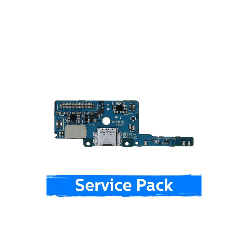 Krovimo lizdas skirtas Samsung T720 Tab S5e su lanksčiąja jungtimi / plata (Service Pack)