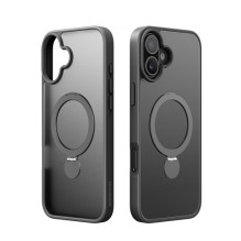 Dėklas Dux Ducis "Yind 360 Ring Stand" skirtas Apple iPhone 16 juodas Dėklas Dux Ducis "Yind 360 Ring Stand" skirtas Apple iPhone 16 juodas