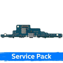 Krovimo lizdas skirtas Samsung T730 / T733 Tab S7 FE su lanksčiąja jungtimi / plata (Service Pack)