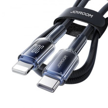 USB laidas Joyroom "S-A42" juodas "Type-C / Lightning" 120 cm (iki 30W) USB laidas Joyroom "S-A42" juodas "Type-C / Lightning" 120 cm (iki 30W)