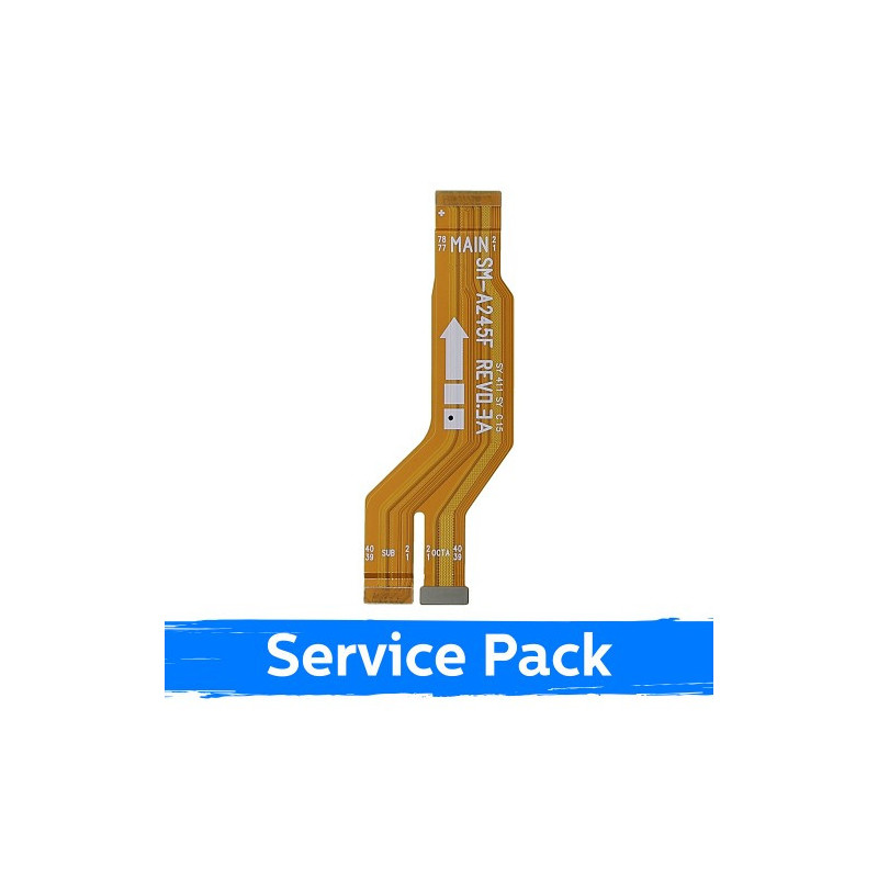 Lankcčioji jungtis skirta Samsung A245 A24 4G pagrindinė ekrano ir matinimo / (SUB / OCTA)-(MAIN) / (Service Pack)