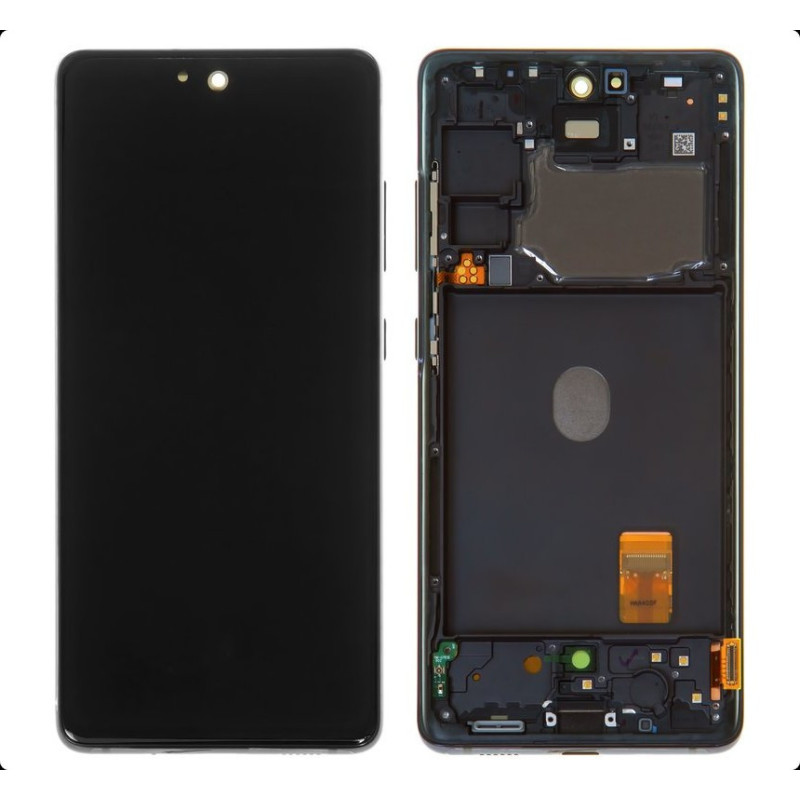 Ekranas Samsung G780 S20 FE su lietimui jautriu stikliuku ir rėmeliu originalus Cloud Navy (service pack)