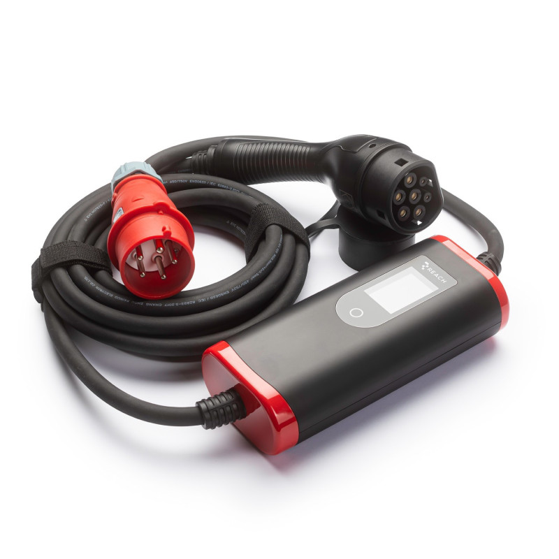 Electric vehicle charger Reach PEVC4 3-phase Type2 16A 11kW 10.0m