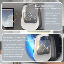 Wireless sleep and relaxation speaker Reach Relaxing Rain black