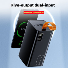 External battery Power Bank Reach RR-H40B 22.5W 60000mAh black