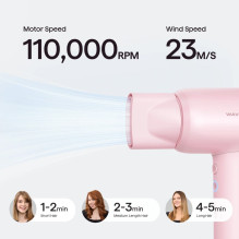 Hair dryer Wavytalk Turblow Pro pink