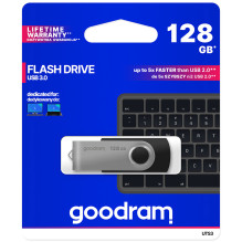 Pendrive 128 GB USB 3.2 Gen 1 UTS3 Goodram – juoda