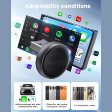 Wireless CarPlay / Android Auto adapter Carlinkit Mini Ultra3 black