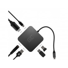Green Cell HUB USB-C HDMI - 7 ports for MacBook Pro, Dell XPS, Lenovo X1 Carbon and others