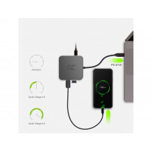 Green Cell HUB USB-C HDMI - 7 ports for MacBook Pro, Dell XPS, Lenovo X1 Carbon and others