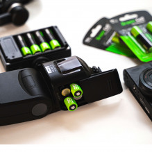 Įkraunamos Green Cell baterijos 2 x AA HR6 2600 mAh