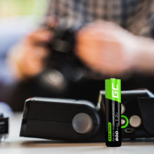 Įkraunamos Green Cell baterijos, 4 x AAA HR03, 800 mAh