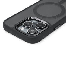 Madingas dėklas, suderinamas su „MagSafe“, skirtas „iPhone 17 Pro Max“ – juodas