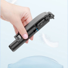 Asmenukių lazda Dudao F18S 4 viename sulankstomas trikojis su nuotolinio valdymo pultu - juoda