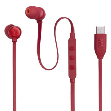 JBL Tune 310C In-Ear USB-C Headphones Red