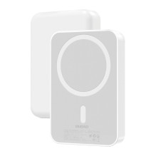 „Dudao K26“ išorinė baterija, 10000mAh, 20W, USB-A / USB-C / MagSafe, balta