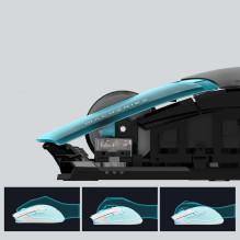 „Machenike M7 Pro“ belaidė žaidimų pelė – juoda