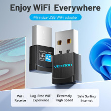 WRL ADAPTER USB 2.4G / 5G WI-FI / KDSB0 VENTION