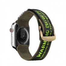 Apyrankė Dux Ducis 'Outdoor' skirta Apple Watch 42mm / 44mm / 45mm juoda / žalia