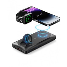 Išorinė baterija Veger 'W1156' juodas 10000mAh (Wireless Charge 15W / PD 22.5W / QC3.0)