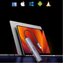 Adapteris Ugreen 'CM473' (Input: 'Type-C' / Ouput: 2x 'USB' 2x 'Type-C')