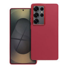 Case 'Frame' for Samsung S937 S25 Edge dark red