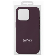 Case "TM MagSafe Silicone" for iPhone 16 Pro Max / Plum /