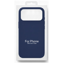 Dėklas "TM MagSafe Silicone" skirtas iPhone 17 / Dark Blue /
