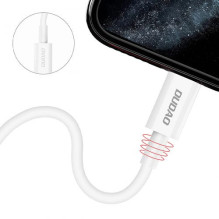 USB Cable Dudao "L6X" white "Type-C / Lightning" 100cm (up to 20W)