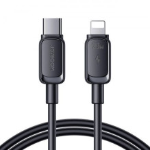 USB Kabelis Joyroom "A14" juodas "Type-C / Lightning" 120cm (iki 20W)