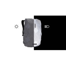 Thule 5409 universal backpack rain cover silver