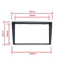 Ramka radiowa 2DIN Ople Astra 2004-2010