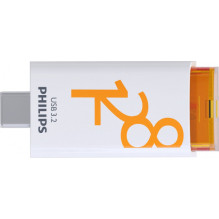 Philips 128GB USB-C 3.2 Gen 1 Click Sunrise Orange FM12FD175B / 00 Philips 128GB USB-C 3.2 Gen 1 Click Sunrise Orange FM12FD175B / 00