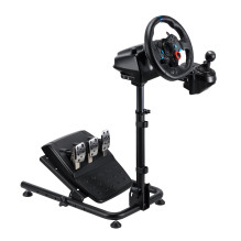 White Shark CONQUEROR-2 Foldable Racing Steering Wheel Stand With Gear Shifter Mount