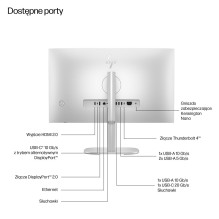 HP EliteStudio 8 AiO G1i Ultra 5 235 27.0"QHD IPS 300nits AG 16GB DDR5 5600 SSD512 Intel Graphics Cam 5 MP HDR IR W