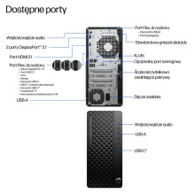 HP EliteDesk 8 Tower G1i Ultra 7 265 16GB DDR5 56000 SSD1TB Arc W11Pro 3Y OnSite
