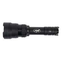 PNI Adventure F300 flashlight package with 3-color LED, white, red, green, max. 10W, IPX6 and Sticky Pad Flag included