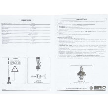 CB Sirio SUPER 9 antenna package with butterfly, length 155 cm and Sticky Pad Flag included