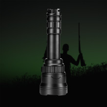 PNI Adventure F300 flashlight package with 3-color LED, white, red, green, max. 10W, IPX6 and Sticky Pad Flag included