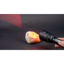 PNI Adventure F300 flashlight package with 3-color LED, white, red, green, max. 10W, IPX6 and Sticky Pad Flag included