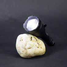 PNI Adventure F300 flashlight package with 3-color LED, white, red, green, max. 10W, IPX6 and Sticky Pad Flag included